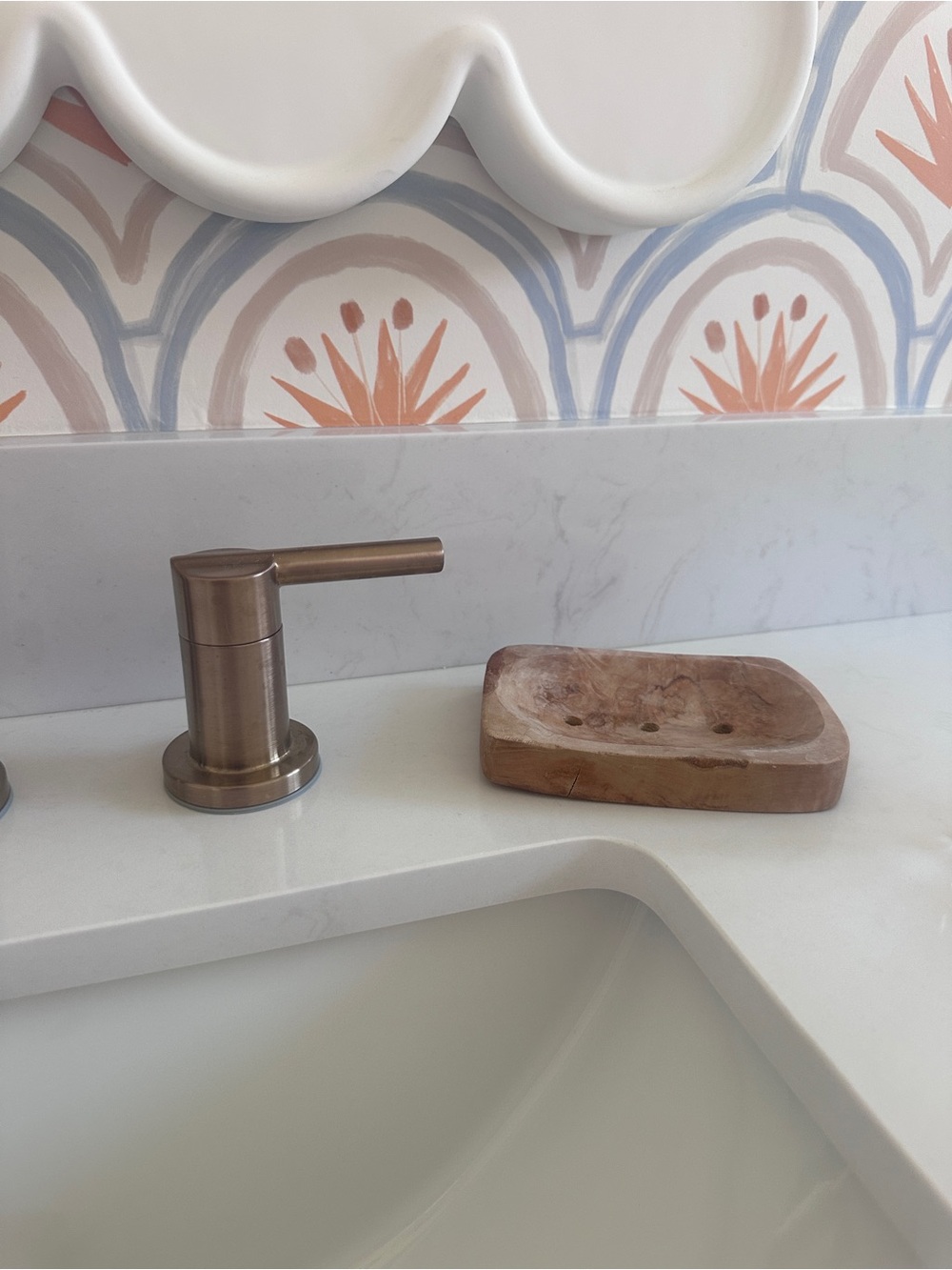 Wood Soap Dispenser Dish